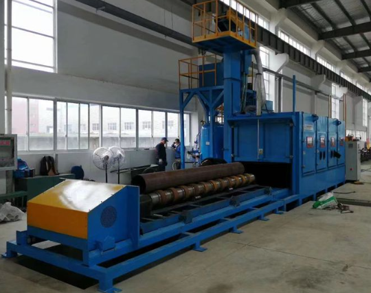 惠州喷砂机在管道除锈中的现场施工应用